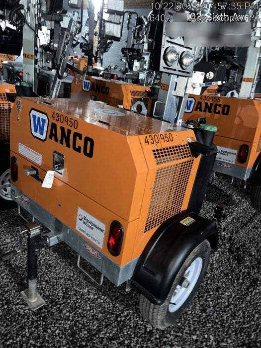 2024 Wanco WLTT-4MM4K Diesel, Deep Sea Controller, Shore Power Plug, Auto Start, (4) 350W LED Floodlights, 4kW Generator, 60 Gal Fuel Tank, 2" Ball, T3