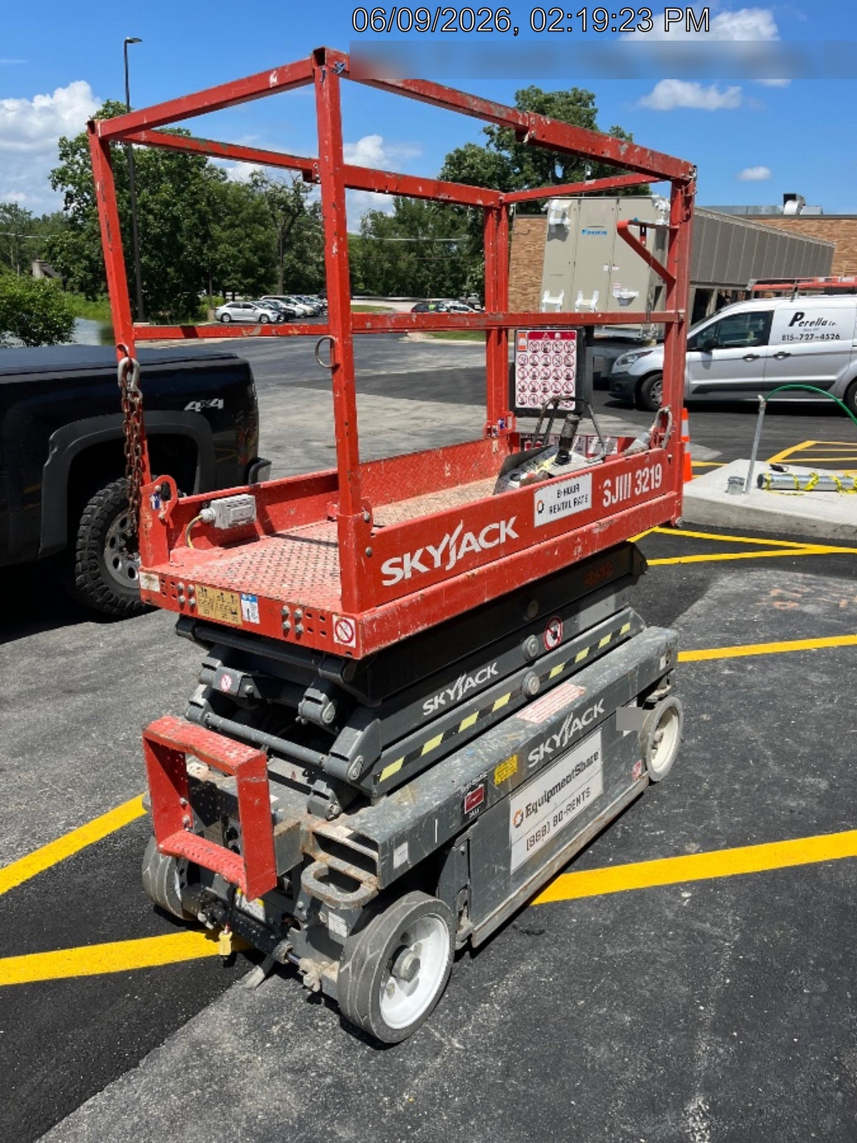 2016 Skyjack SJIII-3219 Standard Rental Specs