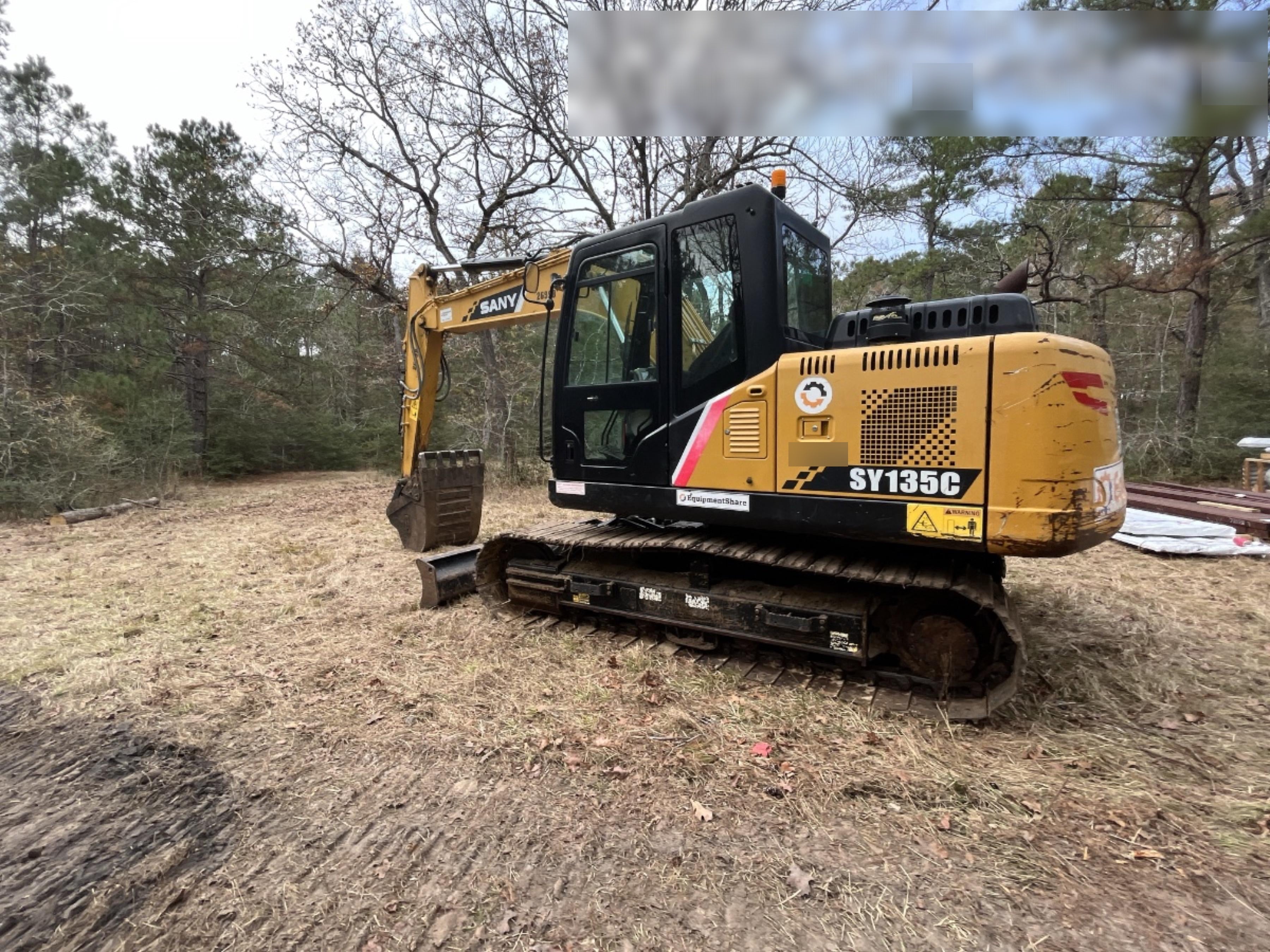 Sany SY135C SY135 Tier 4 - Cab, Hydraulic QC,  Buckets: 24" , 36" , Main Pin Hydraulic Thumb