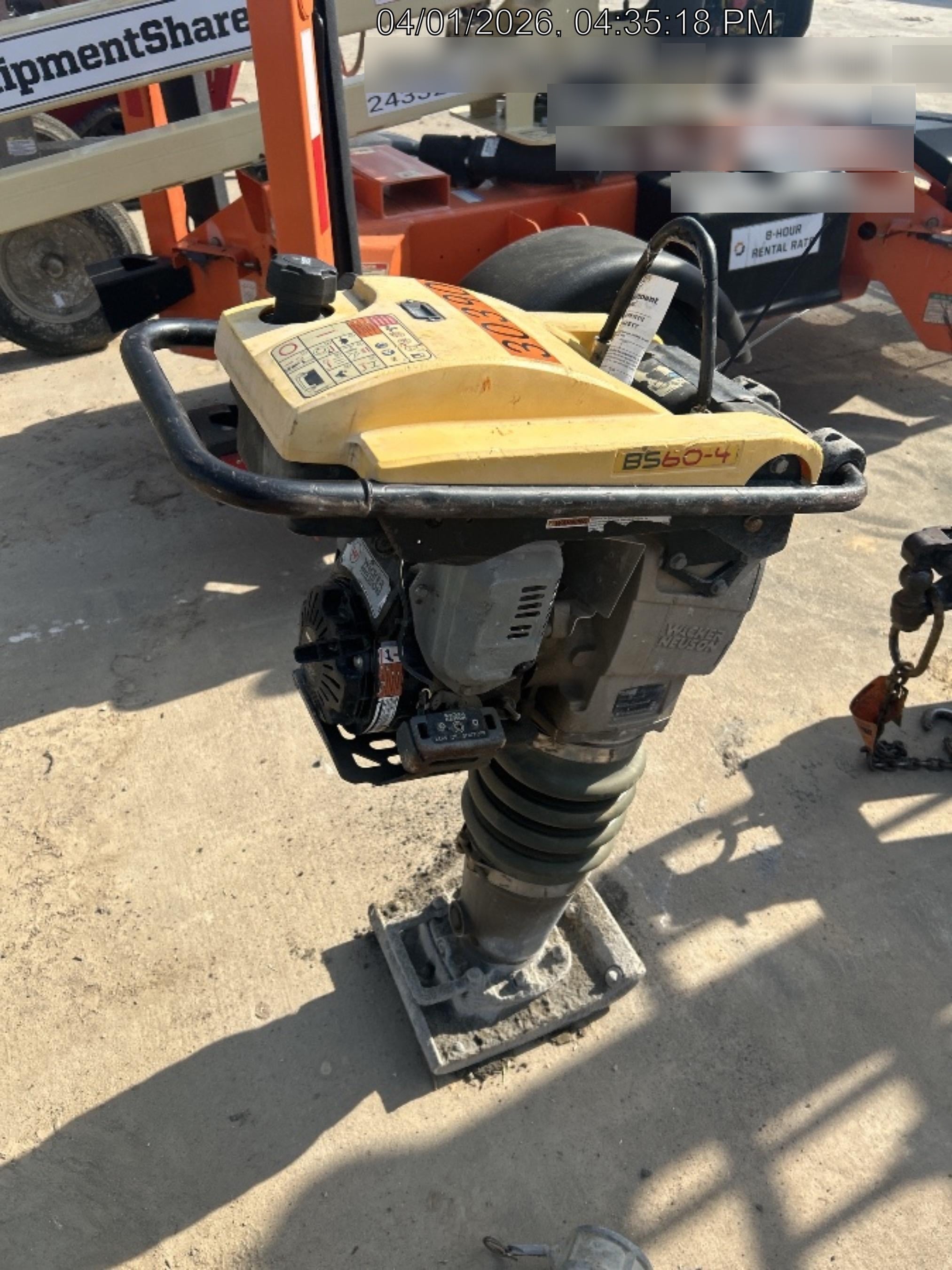 2019 WACKER NEUSON BS60-4As