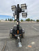 2022 Allmand NLV3GR (4) LED Light Fixture 350W, 23' Vertical Mast, 3kW Prime, Towable, Deep Sea L401, Leveling Jacks, Yanmar T4F 5.8hp