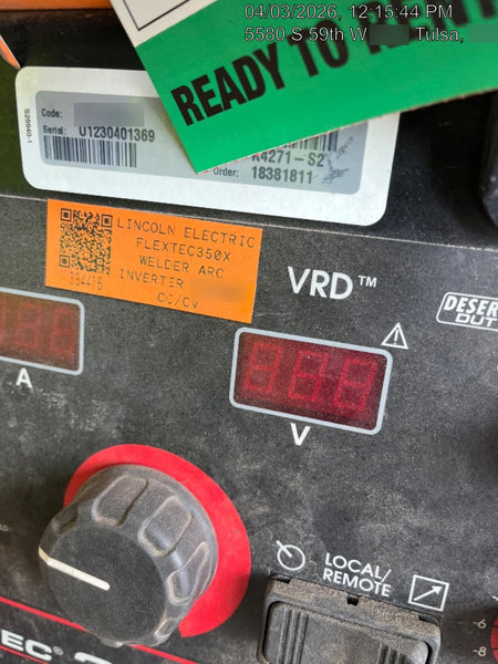 2023 LINCOLN ELECTRIC FLEXTEC 350X