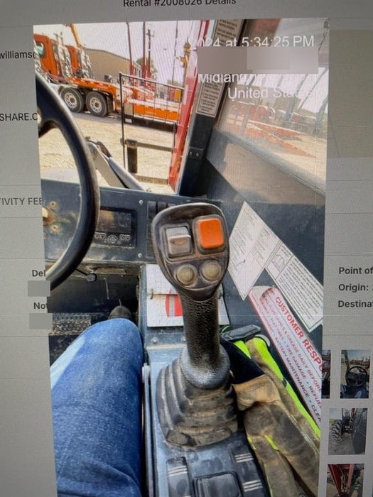 2018 Manitou 12042 Manitou MTA 12042 w/Open ROPS, Work Lights/Strobe, Aux Hyd, Solid Tires, Lift Hook, 66" Carriage, 72" Forks, Outriggers