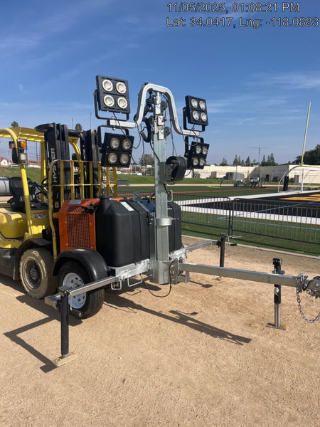 2024 Wanco WLTT-4MM4K Diesel, Deep Sea Controller, Shore Power Plug, Auto Start, (4) 350W LED Floodlights, 4kW Generator, 60 Gal Fuel Tank, 2" Ball, T3