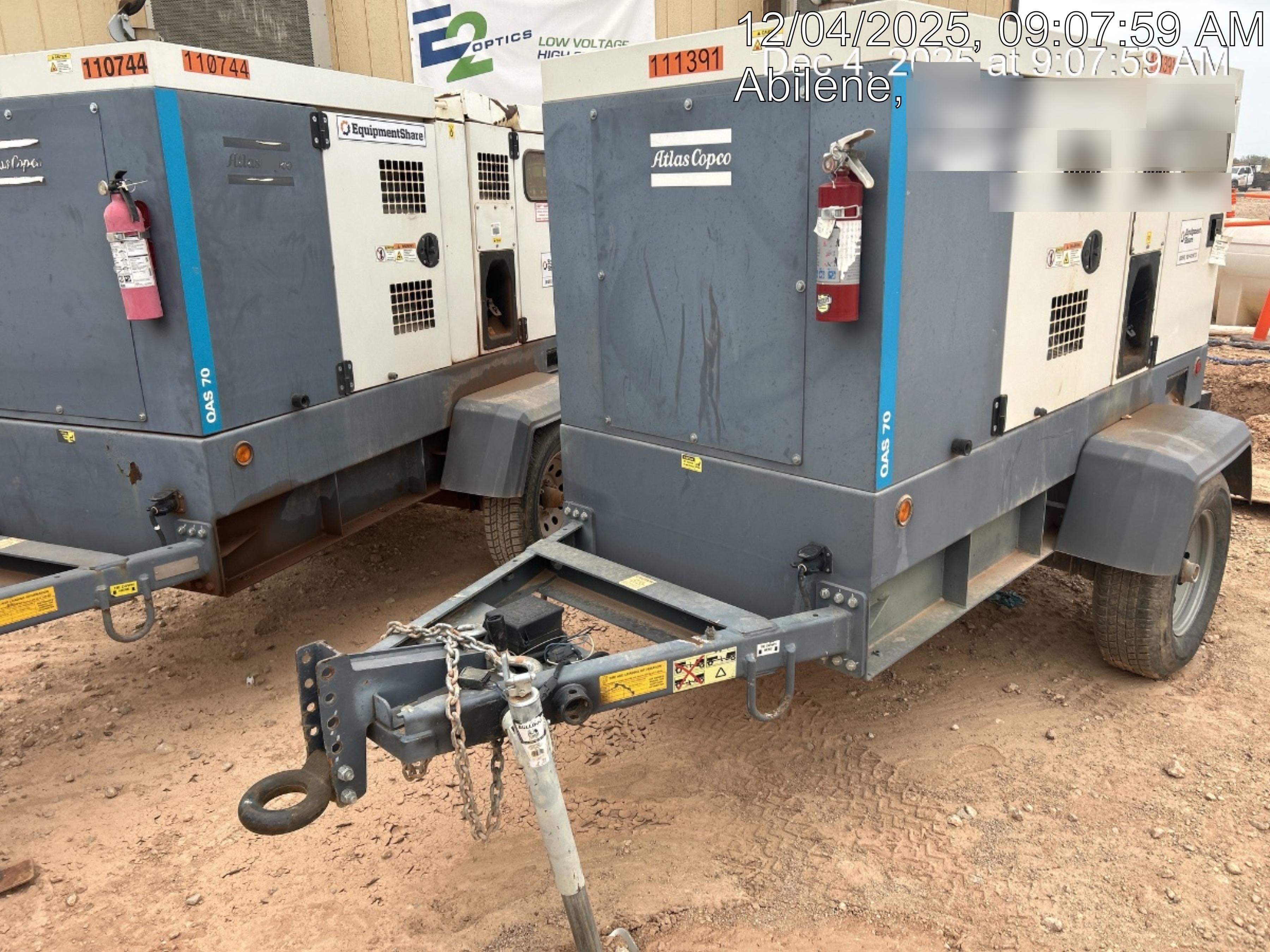 2020 ATLAS COPCO QAS 70
