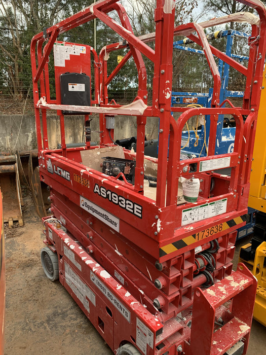 2021 Lgmg AS1932E Electric Drive, Solid Non Marking Tires, Dual Beacons