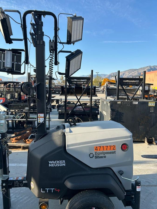 2024 Wacker Neuson LTT4 Diesel, Kohler KDW702, Deep Sea Controller, Auto Start, LED 320W, Bypass Outlet, T3