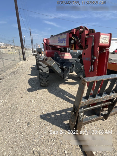 2019 Manitou MTA10055 MTA10055 - 74 HP T4, Canopy, Worklights/Strobe, Beacon, 66" Carriage, 60" Forks, Solid Tires, Lift Hook, Aux Hydraulics