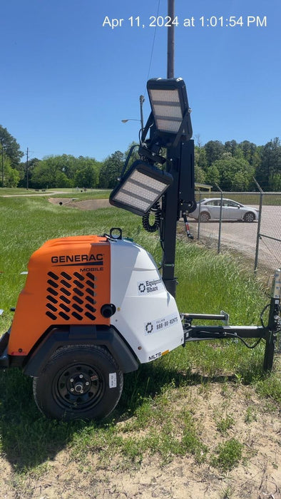 2024 Generac MLT2 Diesel, Flex Switch 120V Input, Powerzone Controller, 
(4) 320W LED Lights, 4kW Generator, 39.9 Gal Fuel Tank, 2" Ball, T3