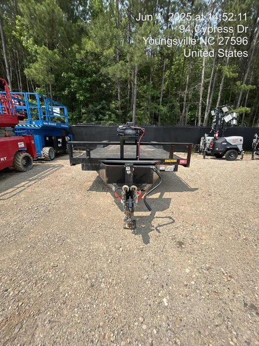 2024 TEXAS PRIDE TRAILERS 21' Lowboy Gravity Tilt Bed 14K Bumper Pull Trailer