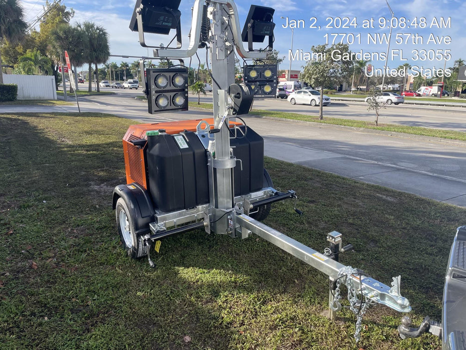 2023 Wanco WLTT-4MM4K Diesel, Deep Sea Controller, Shore Power Plug, Auto Start, (4) 350W LED Floodlights, 4kW Generator, 60 Gal Fuel Tank, 2" Ball, T3