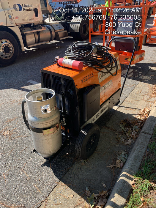 2021 Lincoln Electric Ranger 305 LPG LPG One-Pak (includes undercarriage, tank holder & tank strap) ORANGE