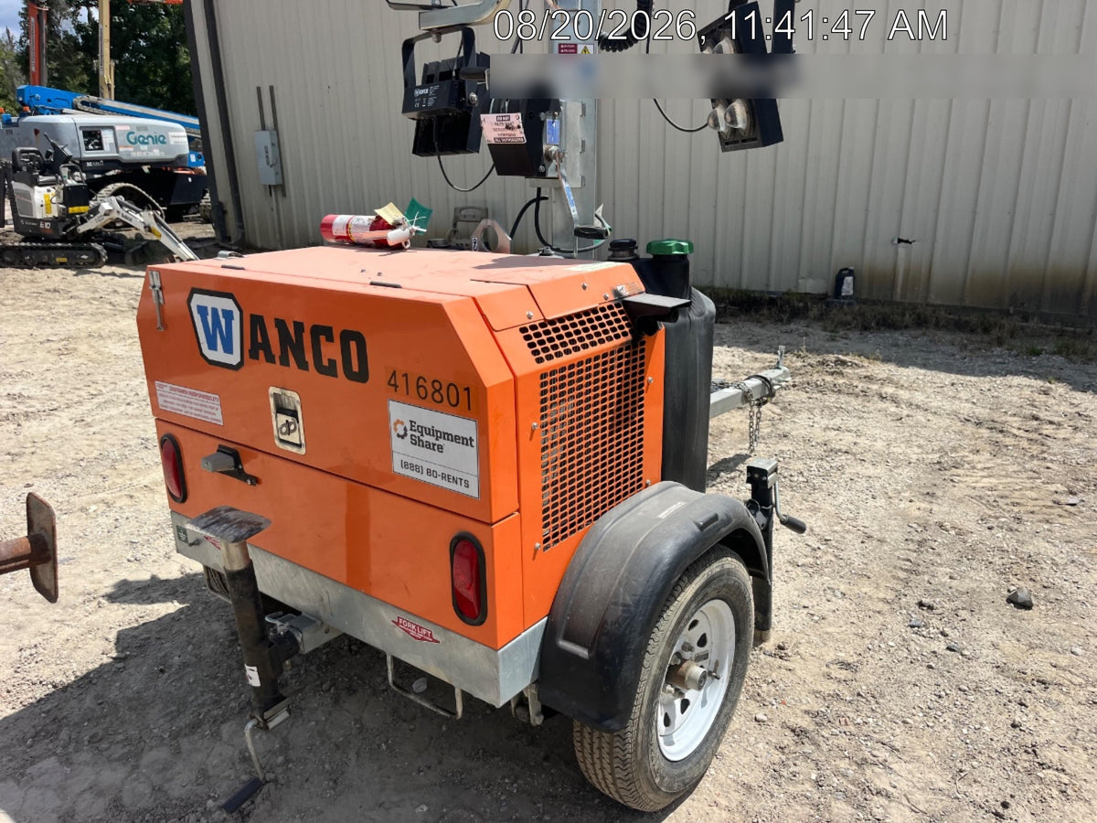 2024 Wanco WLTT-4MM4K Diesel, Deep Sea Controller, Shore Power Plug, Auto Start, (4) 350W LED Floodlights, 4kW Generator, 60 Gal Fuel Tank, 2" Ball, T3