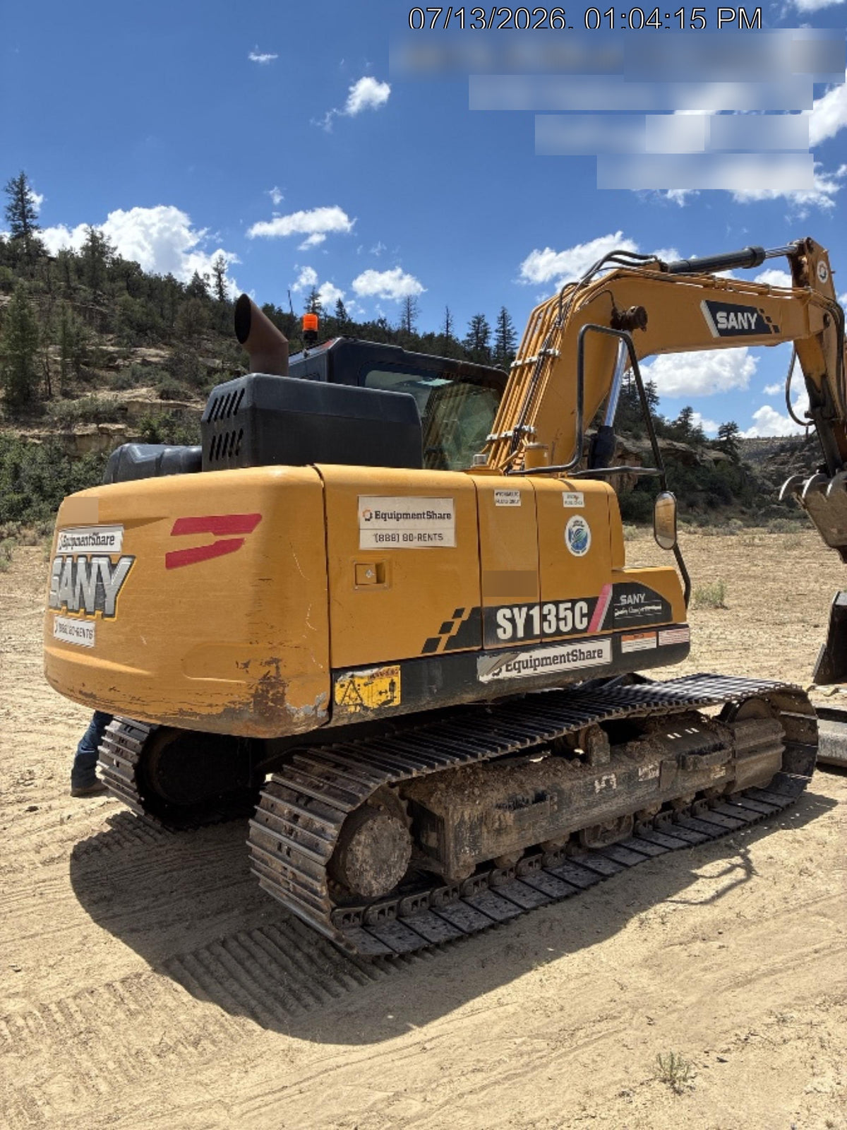 2018 SANY SY135C