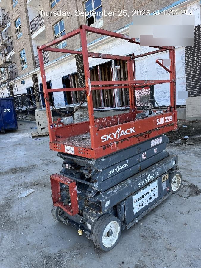 2019 Skyjack SJIII-3219 Standard Options