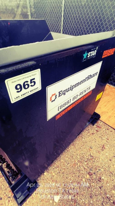 2024 STAR INDUSTRIES M-1820 - Self-Dump Hopper