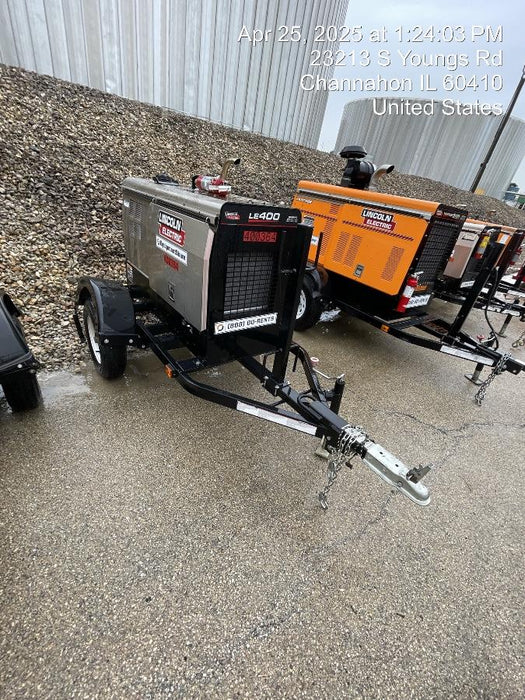 2024 Lincoln Electric LE400 Kubota V1505, Trlr, Cable Rack, Light Kit, ES Decals, T3
