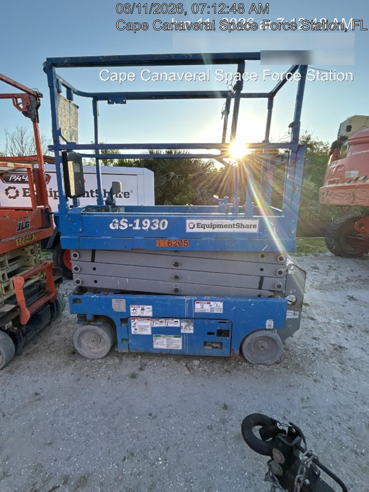 2020 Genie GS-1930 Solid Non Marking Tires, Beacon, Folding rails with half height swing gate