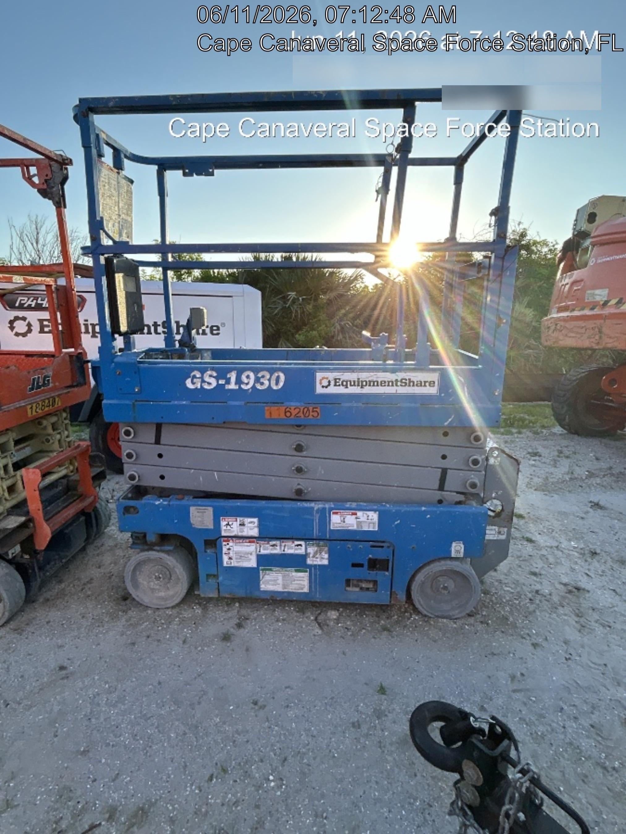 2020 Genie GS-1930 Solid Non Marking Tires, Beacon, Folding rails with half height swing gate
