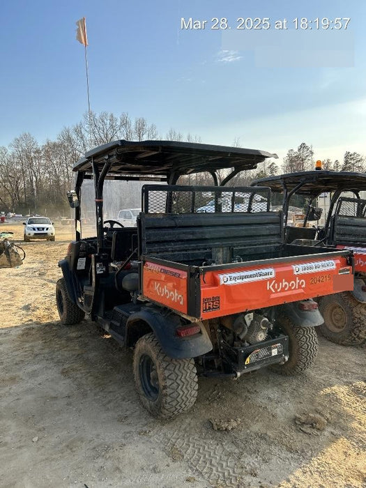 2022 Kubota RTV-X1140W-H Plastic Canopy, Windshield Acrylic Clear, LED Strobe Light, Wire Harness Kit, Back up Alarm