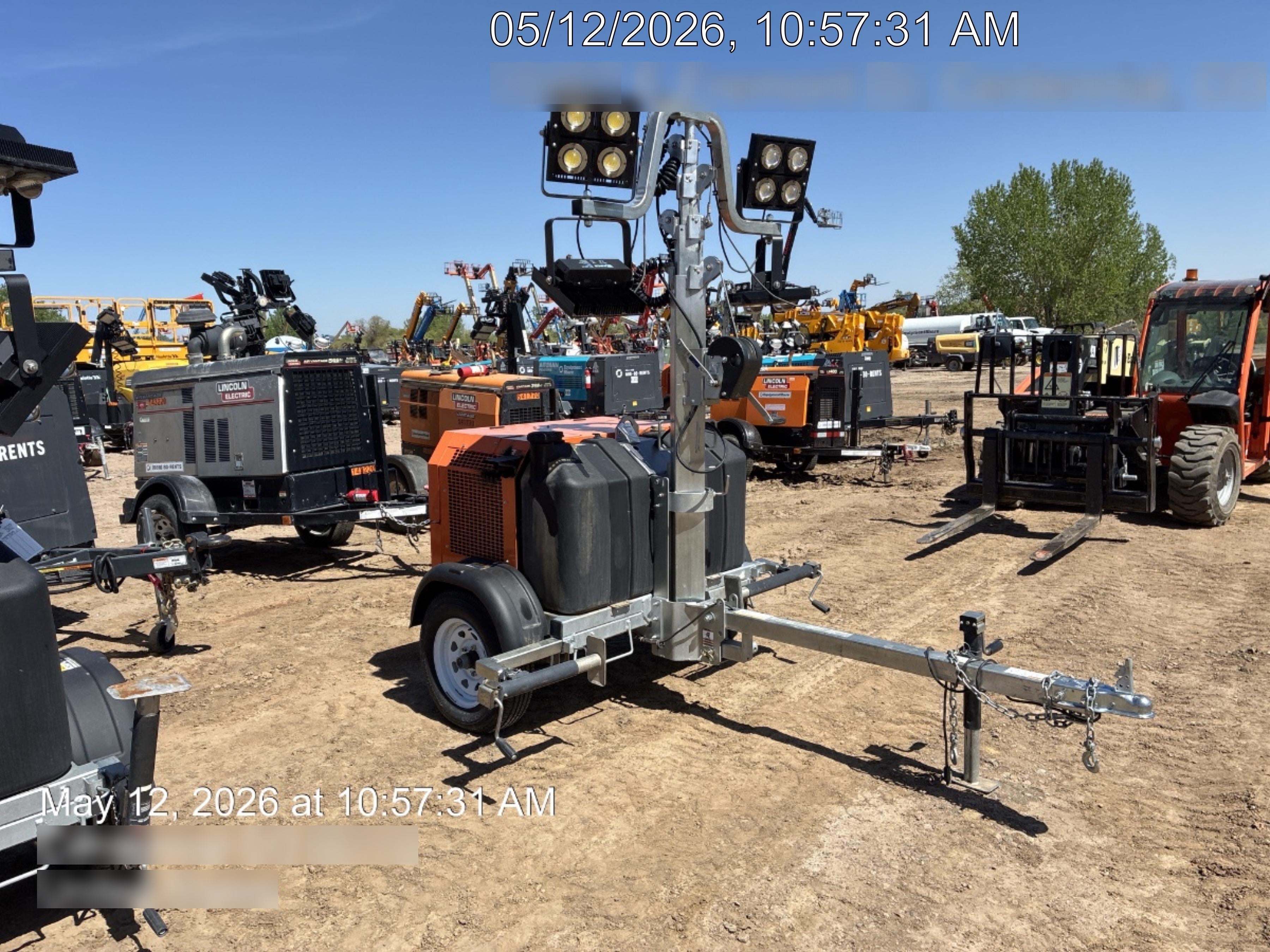 2024 Wanco WLTT-4MM4K Diesel, Deep Sea Controller, Shore Power Plug, Auto Start, (4) 350W LED Floodlights, 4kW Generator, 60 Gal Fuel Tank, 2" Ball, T3