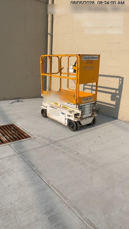 Custom Equipment HB-1430 Hy-Brid Scissor Lift
Platform capacity up to 670 lbs
Working height up to 20 ft
Weighs under 1,700 lbs
Non-marking wheels