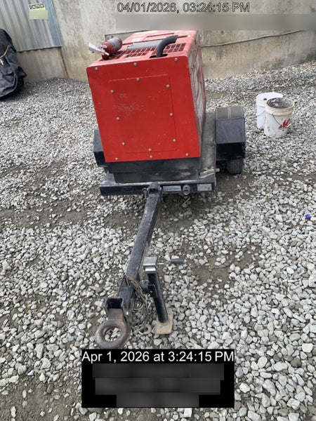 2022 Shindaiwa DGW400MDL Kubota D902 Engine, 23 HP, Dual Op Welder, Wire, Arc, Droop Stick, Tig, and CC Stick Functionality, Simulphase, 3 Phase and 1 Phase Gen Output, Single Axle NB Trlr, Slr Trckl Chrg 12V 12W, Fire Ext