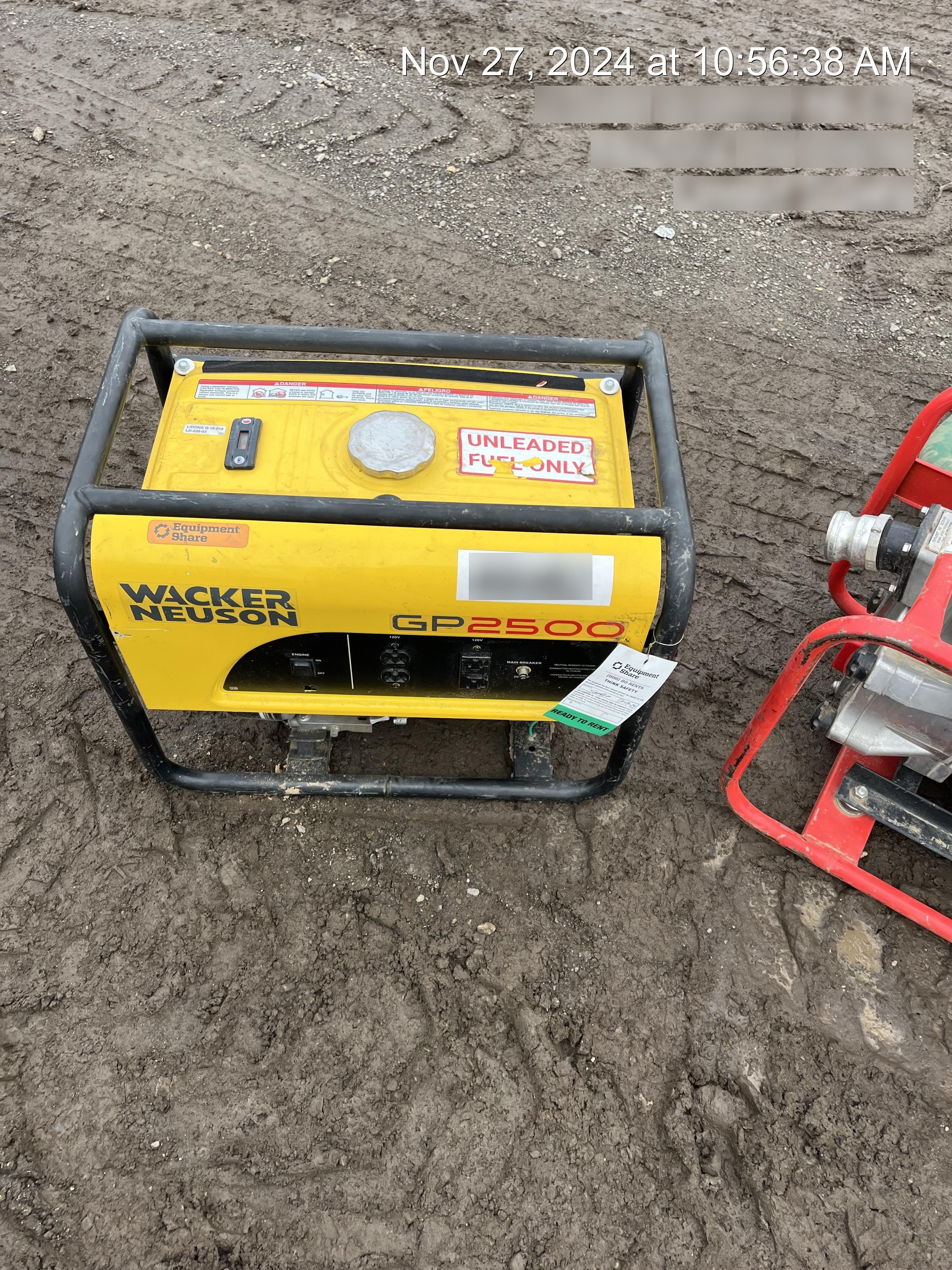 2019 WACKER NEUSON GP2500A