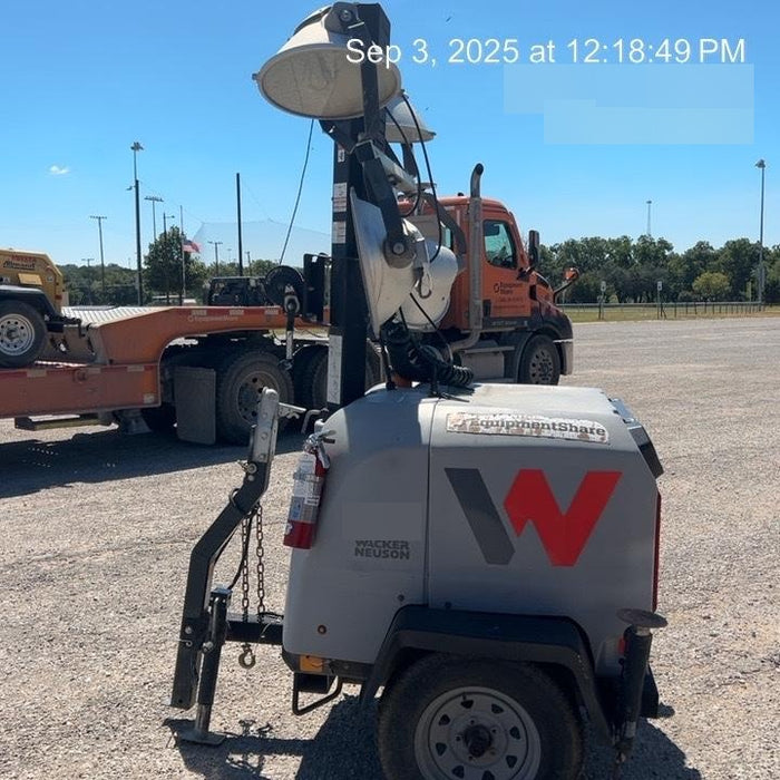 2018 Wacker Neuson LTV6L-MH Wacker Neuson LTV6L Mobile Light Tower w/Fuel Level Sensor Installed