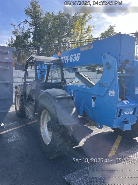 2018 Genie GTH-636 Genie GTH-636 w/Open ROPS, FF Tires, Work Light/Beacon, 48" Carriage and Forks