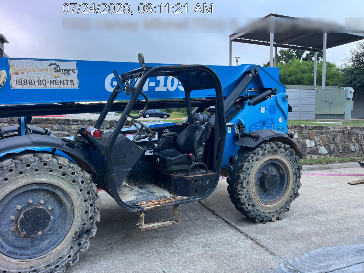 2017 Genie GTH-1056 Genie GTH1056, Solid Tires, 60" carriage, Light Kit, Open ROPS