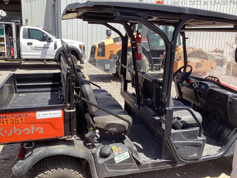 2021 Kubota RTV-X1140W-H Plastic Canopy, Windshield Acrylic Clear, LED Strobe Light, Wire Harness Kit, Back up Alarm