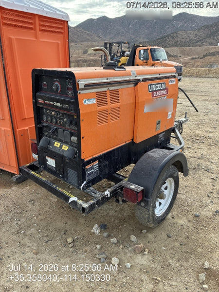2021 Lincoln Electric Vantage 322 Vantage 322 Ready Pak 3 w/ Decals, ORANGE (includes trailer, cable rack, fender light kit) NO Telematics