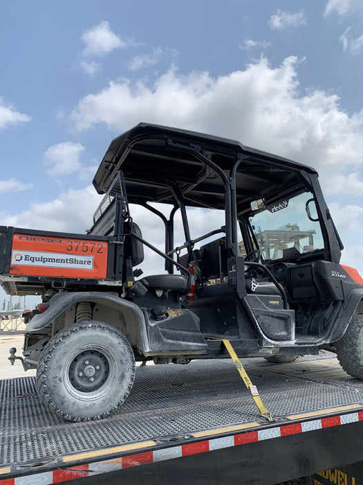 Kubota RTV-X1140W-H 4wd Utility Cart, LED Strobe, Windshield Tempered Glass, Plastic Canopy, Wire Harness Kit, Backup Alarm