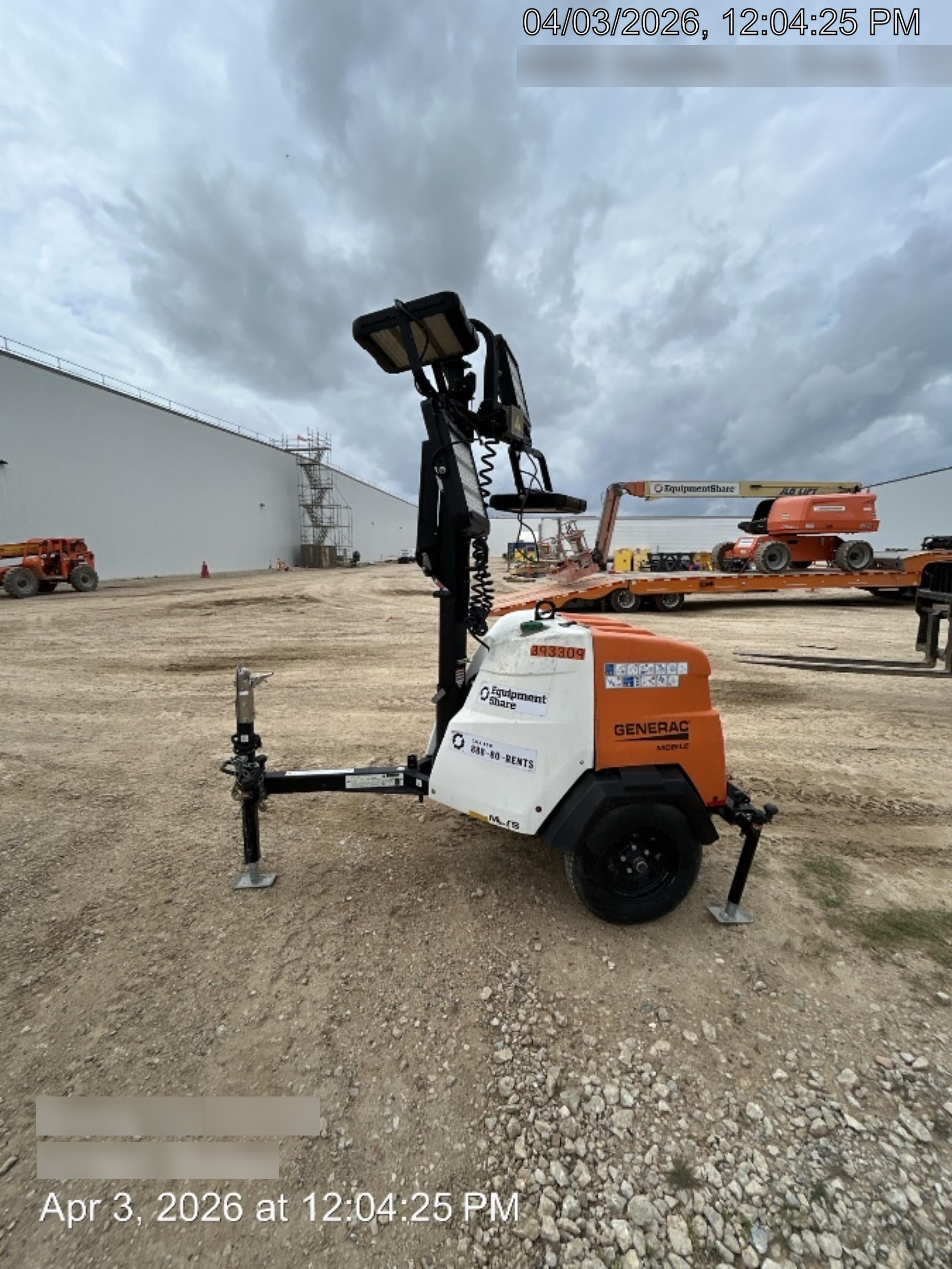 2024 Generac MLT2 Diesel, Flex Switch 120V Input, Powerzone Controller, 
(4) 320W LED Lights, 4kW Generator, 39.9 Gal Fuel Tank, 2" Ball, T3
