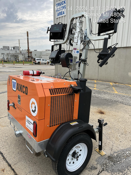 2024 Wanco WLTT-4MM4K Diesel, Deep Sea Controller, Shore Power Plug, Auto Start, (4) 350W LED Floodlights, 4kW Generator, 60 Gal Fuel Tank, 2" Ball, T3