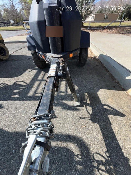 2022 Allmand NLV3GR (4) LED Light Fixture 350W, 23' Vertical Mast, 3kW Prime, Towable, Deep Sea L401, Leveling Jacks, Yanmar T4F 5.8hp