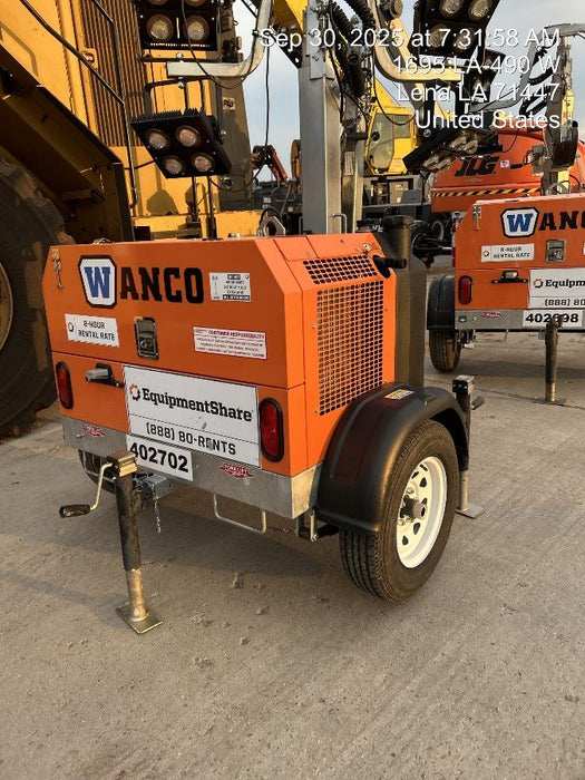 2024 Wanco WLTT-4MM4K Diesel, Deep Sea Controller, Shore Power Plug, Auto Start, (4) 350W LED Floodlights, 4kW Generator, 60 Gal Fuel Tank, 2" Ball, T3