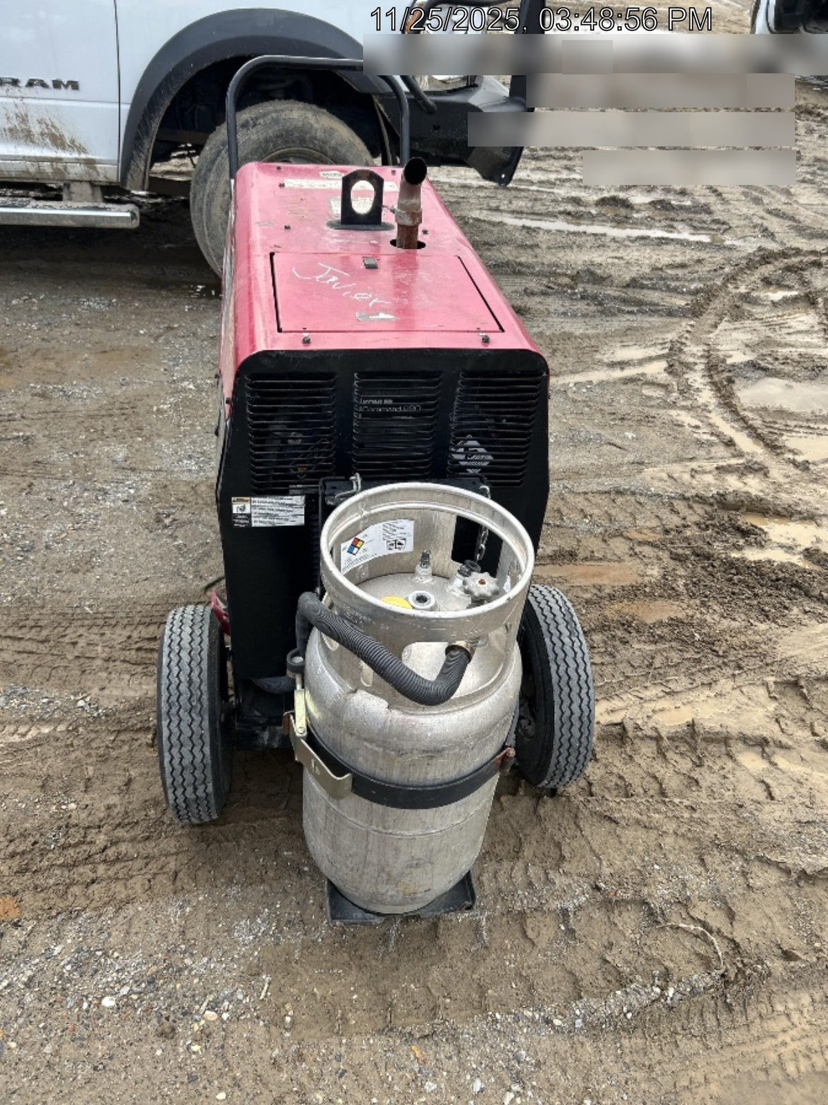 2021 Lincoln Electric Ranger 305 LPG K3430-1, Ranger 305 LPG, Undercarriage, Tank Holder & Strap, 10kw AC Gen, 25hp Kohler LPG Eng