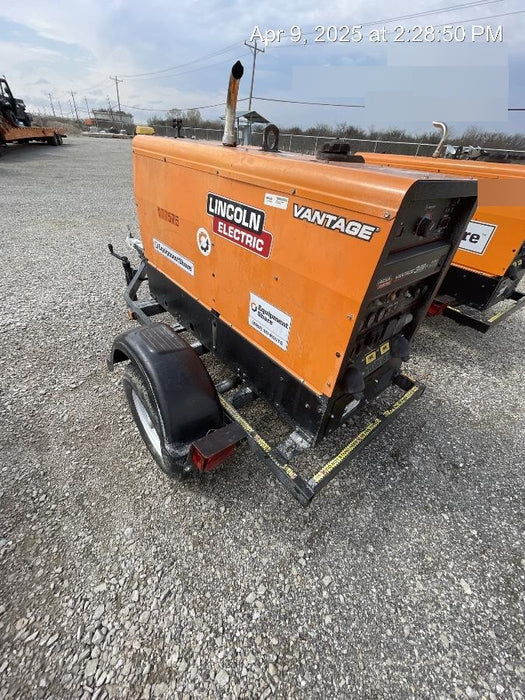 2021 Lincoln Electric Vantage 322 Vantage 322 Ready Pak 3 w/ Decals, ORANGE (includes trailer, cable rack, fender light kit) NO Telematics