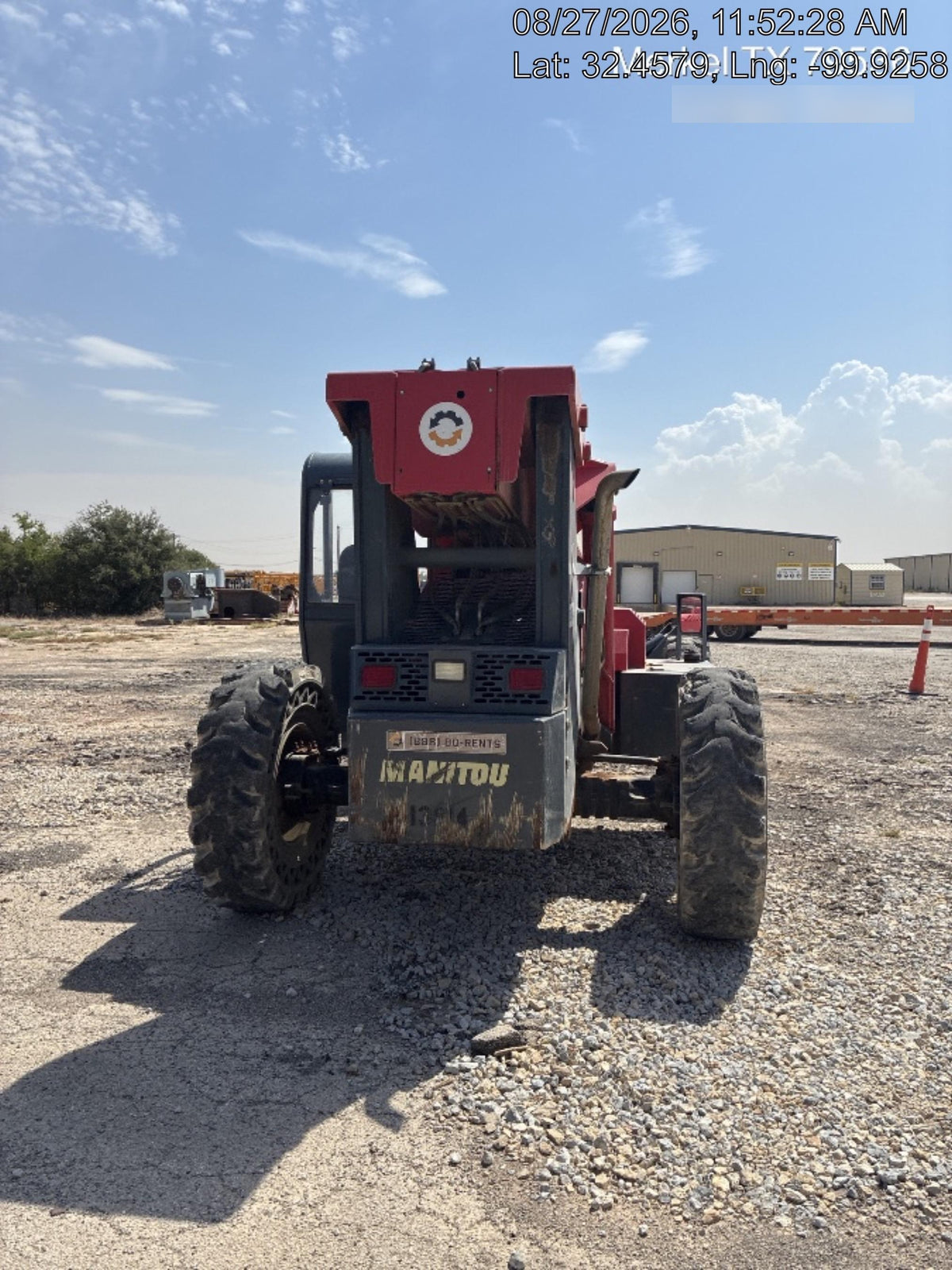 2018 Manitou MTA10055 MTA10055 - 74 HP T4, Canopy, Worklights/Strobe, Beacon, 66" Carriage, 60" Forks, Solid Tires, Lift Hook, Aux Hydraulics