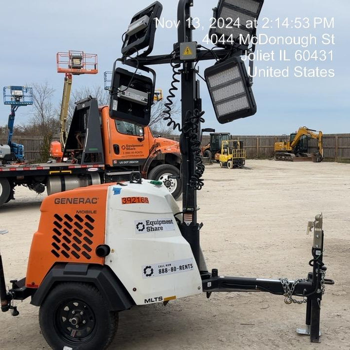 2024 Generac MLT2 Diesel, Flex Switch 120V Input, Powerzone Controller, 
(4) 320W LED Lights, 4kW Generator, 39.9 Gal Fuel Tank, 2" Ball, T3