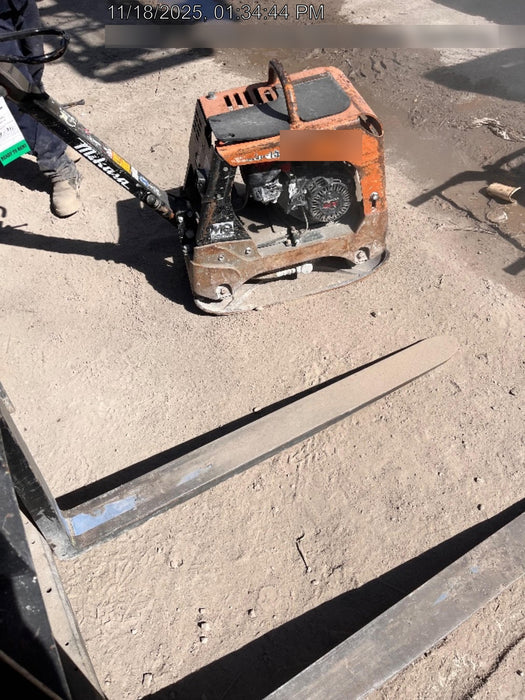 2023 Multiquip MVH158 Honda GX200, 17" Plate, Gas