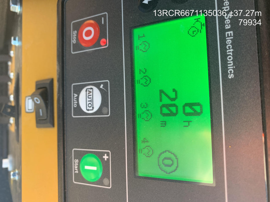 2022 Allmand NLV3GR (4) LED Light Fixture 350W, 23' Vertical Mast, 3kW Prime, Towable, ES Decals, T3