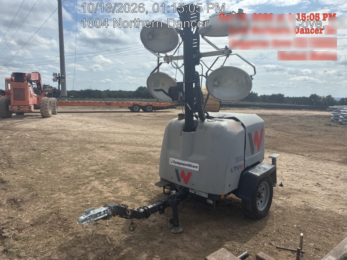 2018 Wacker Neuson LTV6K-MH Wacker Neuson LTV6K Towable Light Tower