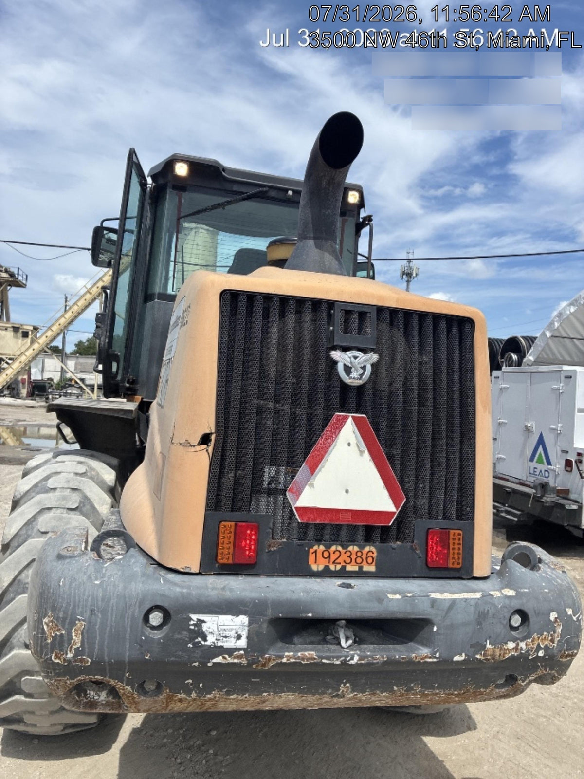 2018 Case 721G CLOSED CAB, JRB 416 STYLE HYD COUPLER