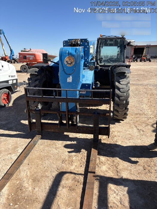 2018 Genie GTH-844 Genie GTH-844 w/Enclosed Cab w/HVAC, Work Lights, Solid Tires, Beacon, 60" Carriage and Forks