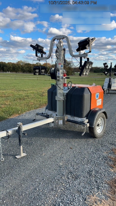 2024 Wanco WLTT-4MM4K Diesel, Deep Sea Controller, Shore Power Plug, Auto Start, (4) 350W LED Floodlights, 4kW Generator, 60 Gal Fuel Tank, 2" Ball, T3