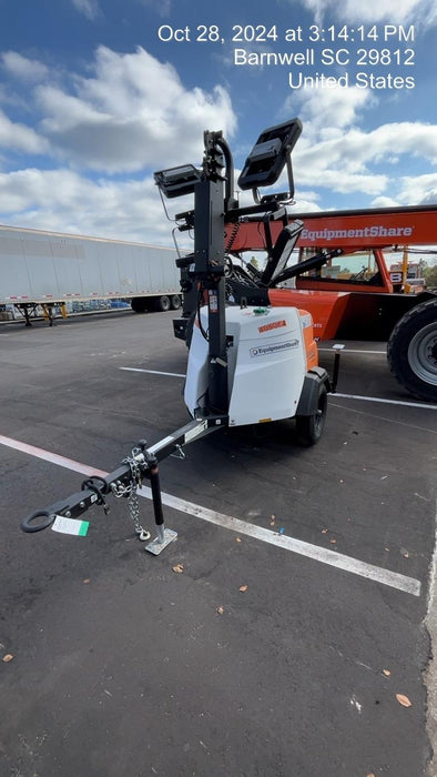 2024 Generac MLT6SKDS-STD4 ELEC WINCH Diesel, Electric Winch Mast, Powerzone Controller, (4) 320W LED Lights, 4kW Generator, 39.9 Gal Fuel Tank, 2" Ball, T3