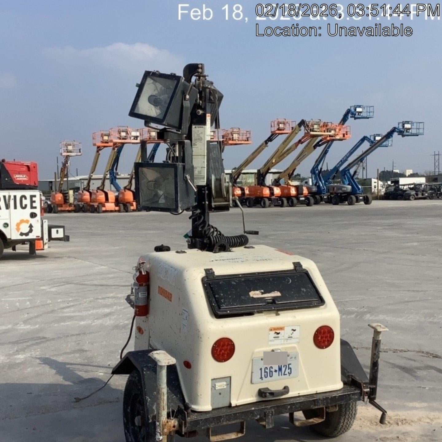 2020 Genie RL4 6kW Light Plant - Metal Halide